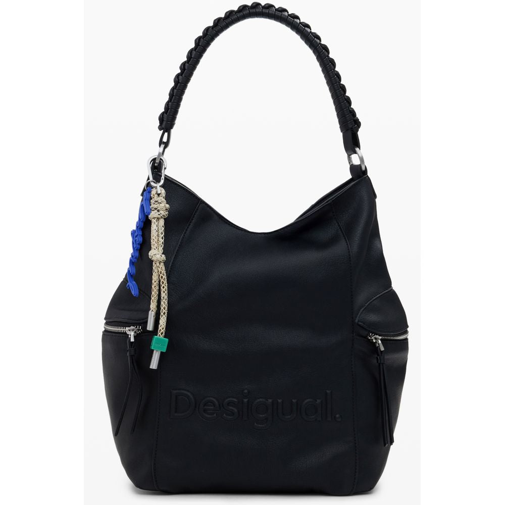 Desigual Black Polyethylene Backpack