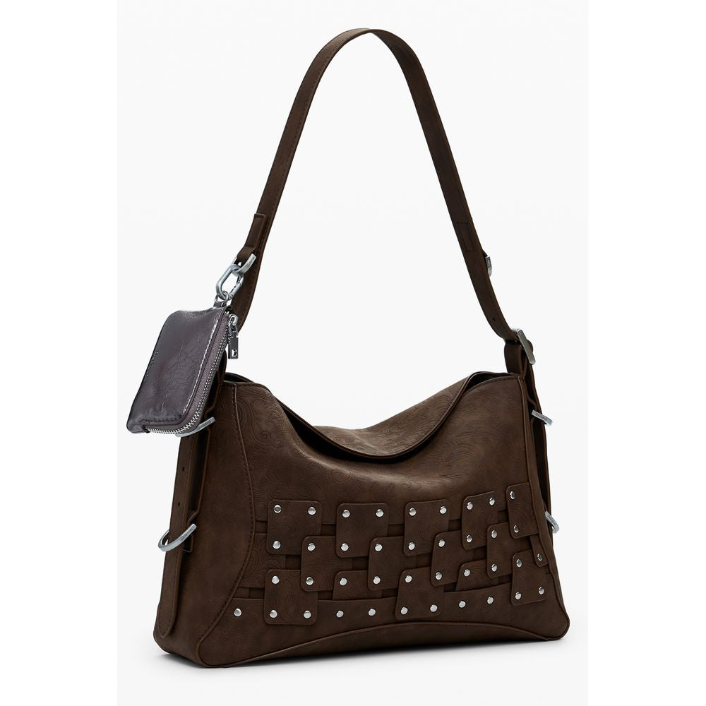 Desigual Brown Polyethylene Handbag