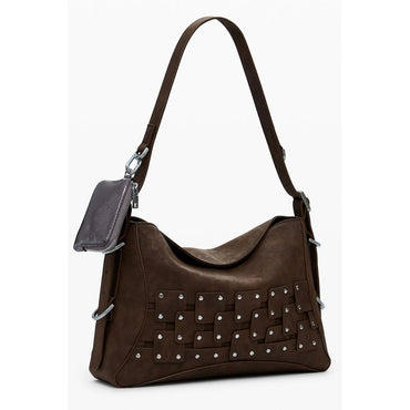 Desigual Brown Polyethylene Handbag