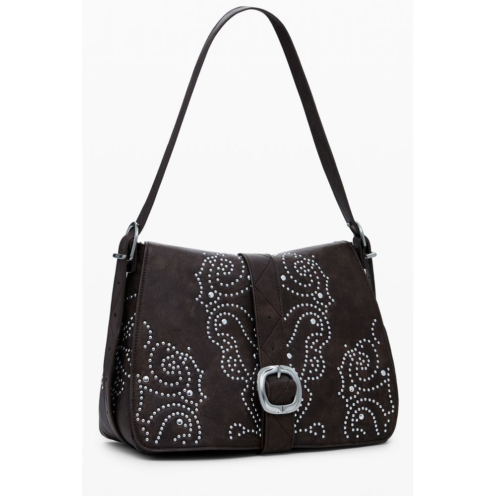 Desigual Brown Polyethylene Handbag