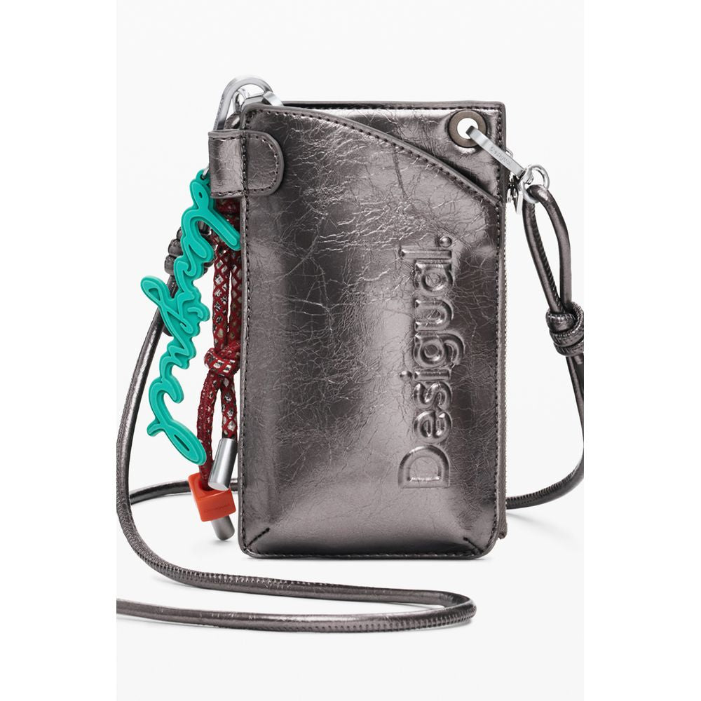Desigual Bronze Polyethylene Wallet