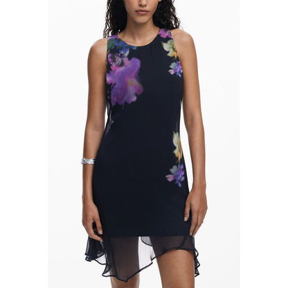 Desigual Black Polyester Dress