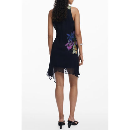 Desigual Black Polyester Dress