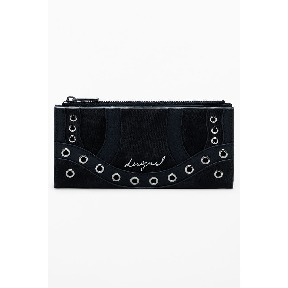 Desigual Black Polyethylene Wallet