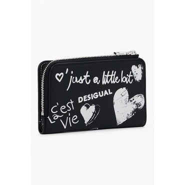 Desigual Black Polyethylene Wallet