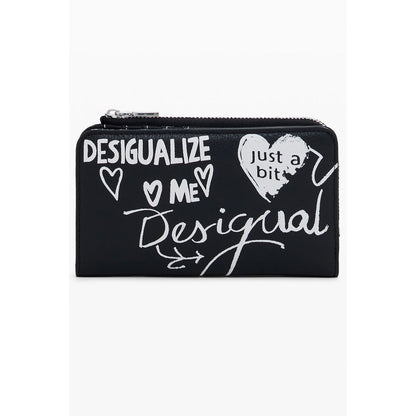 Desigual Black Polyethylene Wallet