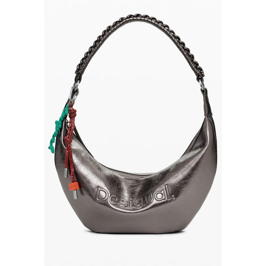 Desigual Bronze Polyethylene Handbag