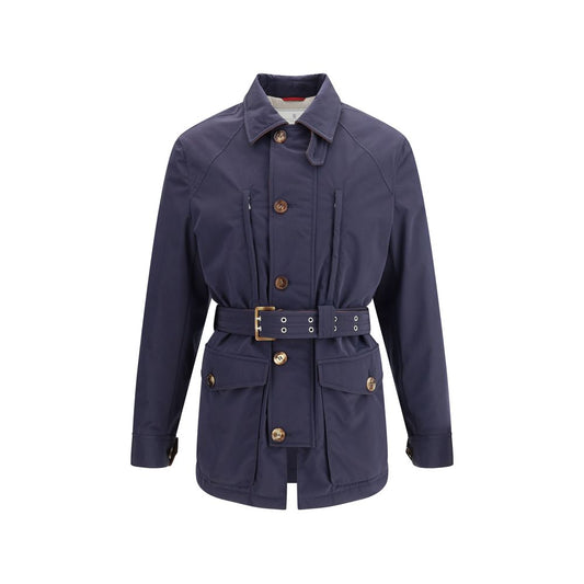 Brunello Cucinelli Membraned nylon saharan Jacket