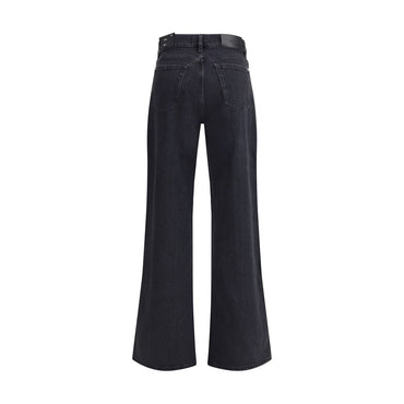7FOR Black Cotton Jeans Denim