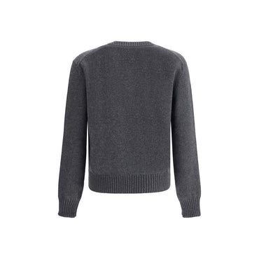 Ami Paris Gray Cashmere Cardigan