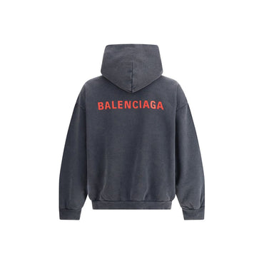 Balenciaga Gray Cotton Sweatshirt