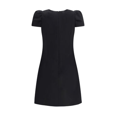 Alexander McQueen Black Wool Casual Dress