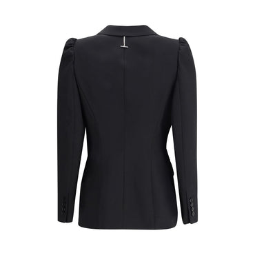 Alexander McQueen Black Wool Coat