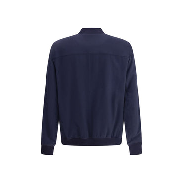 Brunello Cucinelli Blue Cashmere Bomber