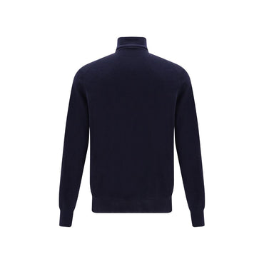 Brunello Cucinelli Blue Cashmere Cashmere Sweater