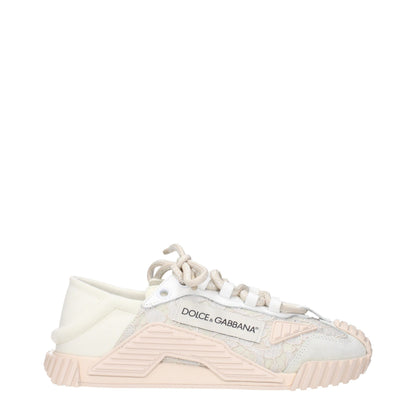 Dolce & Gabbana Gray Fabric Sneakers