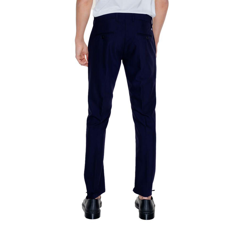 Antony Morato Blue Polyester Dress Pants