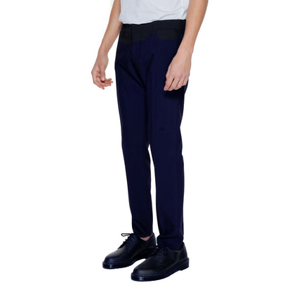 Antony Morato Blue Polyester Dress Pants