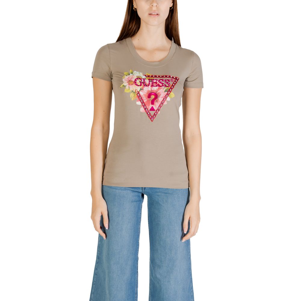 Guess Green Cotton T-Shirt