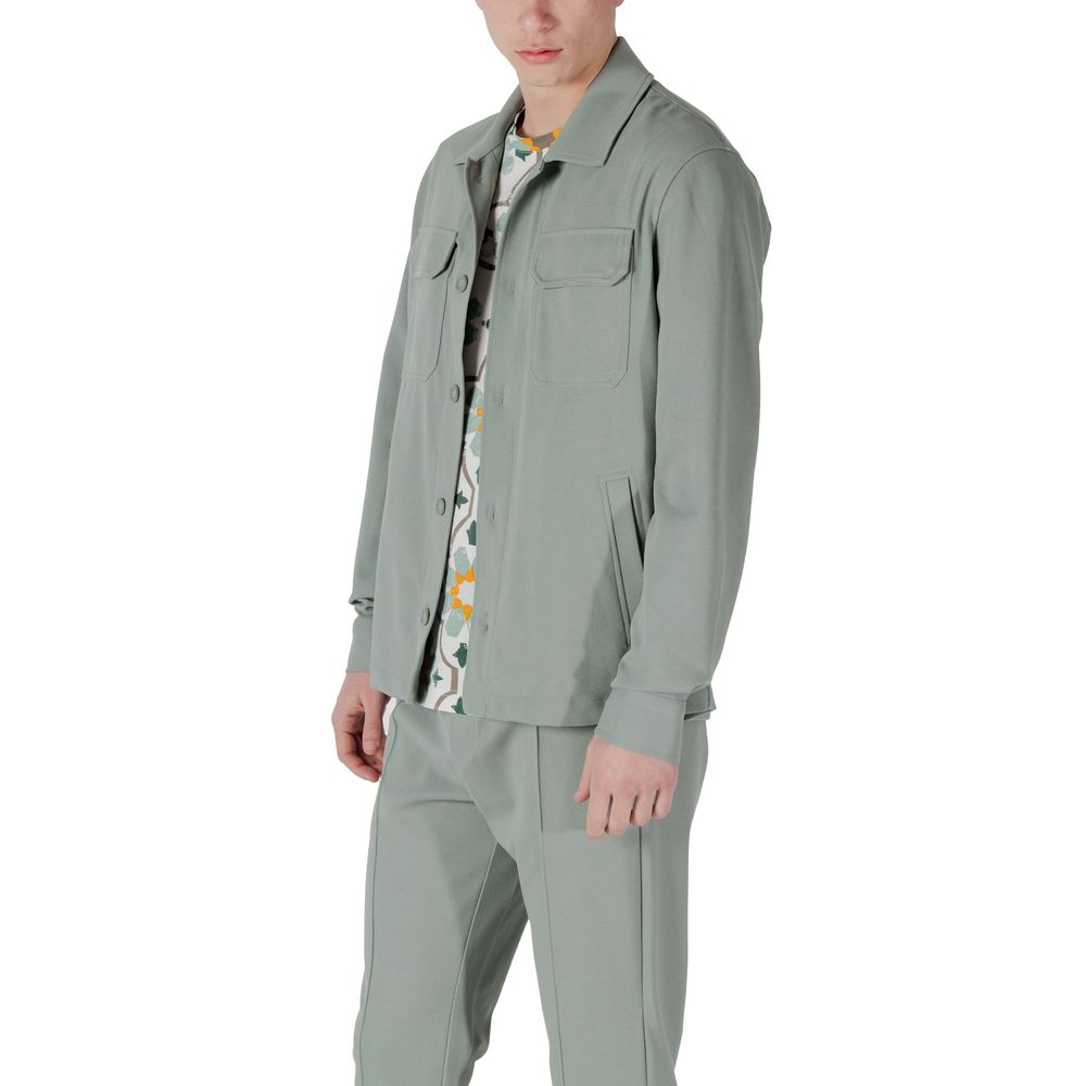 Antony Morato Bicolor Polyester Coat