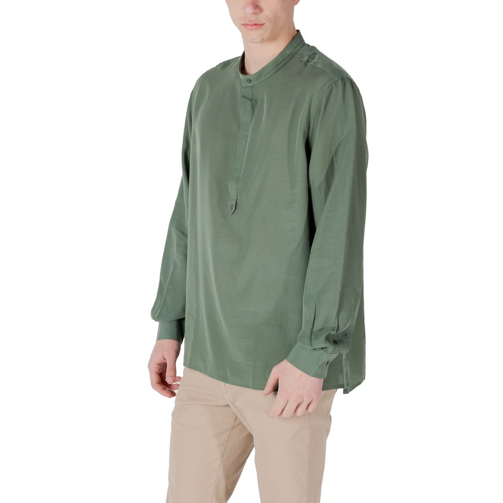 Antony Morato Bicolor Lyocell Shirt