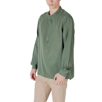 Antony Morato Bicolor Lyocell Shirt
