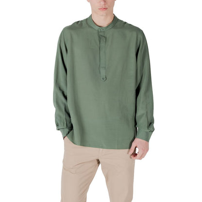 Antony Morato Bicolor Lyocell Shirt