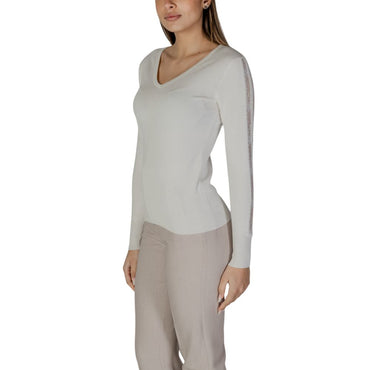 Street One Cream Viscose Long Sleeve T-Shirt