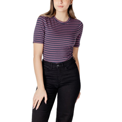 ICHI Bicolor Cotton T-Shirt