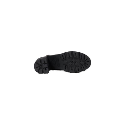 Timberland Black Leather Platform Sandals
