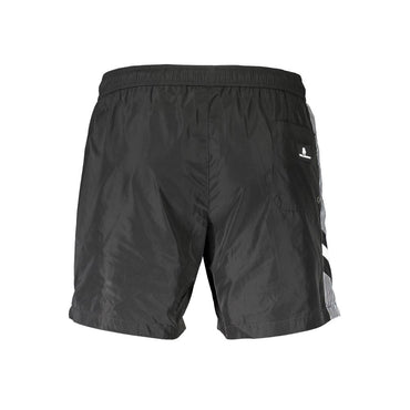 Karl Lagerfeld Nero Polyester Men's Swim Trunk