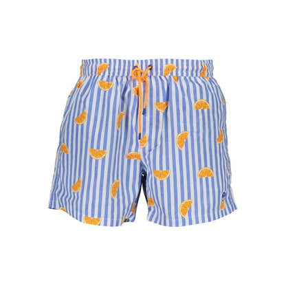 North Sails Blu Polyester Men Swimming Trunk
