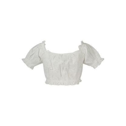Guess Jeans Bianco Cotton Women Shirt