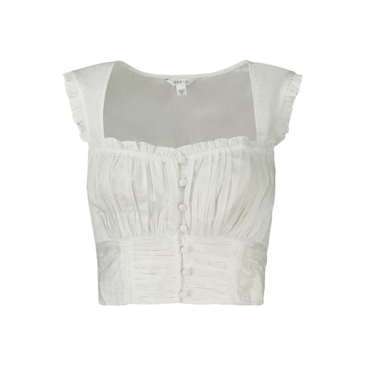 Guess Jeans Bianco Cotton Women Shirt