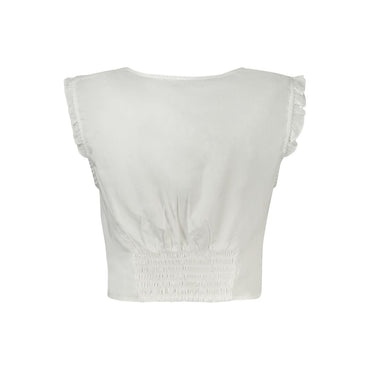 Guess Jeans Bianco Cotton Women Shirt