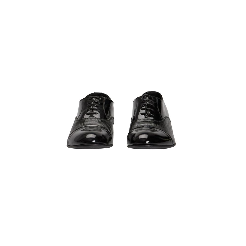 Roberto Pepe Luxury Black Calfskin Men Loafer