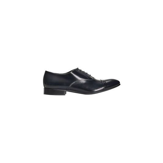 Roberto Pepe Luxury Blue Leather Men Loafer