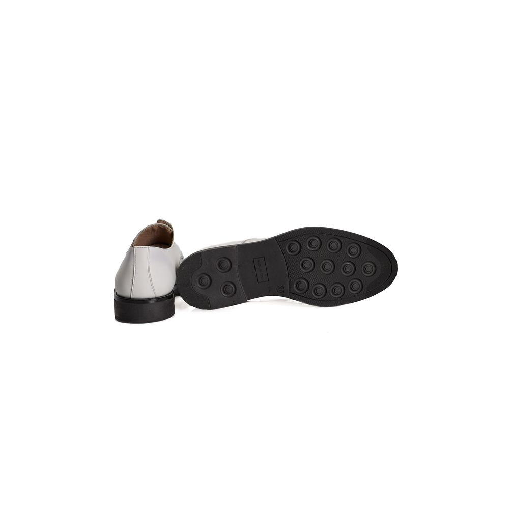 Roberto Pepe Luxury White Calfskin Men Loafer