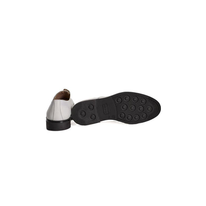 Roberto Pepe Luxury White Calfskin Men Loafer