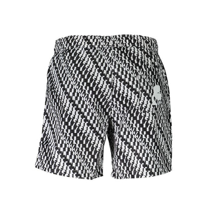 Karl Lagerfeld White Polyester Men's Swim Boxer