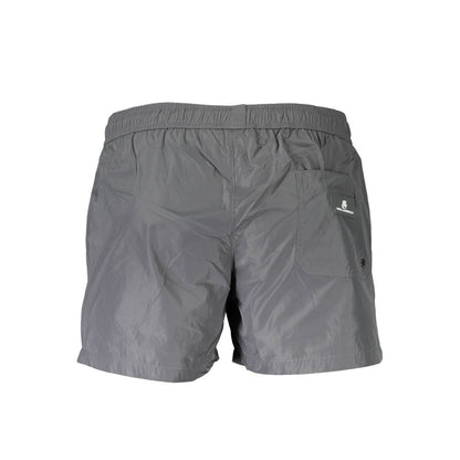 Karl Lagerfeld Grigio Polyester Men Swim Boxer