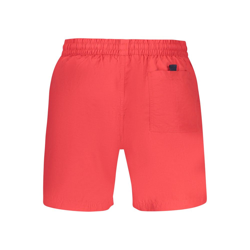 Norway 1963 Rosso Poliammide Men Swim Boxer