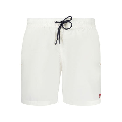 Norway 1963 Bianco Poliammide Men's Swim Boxer