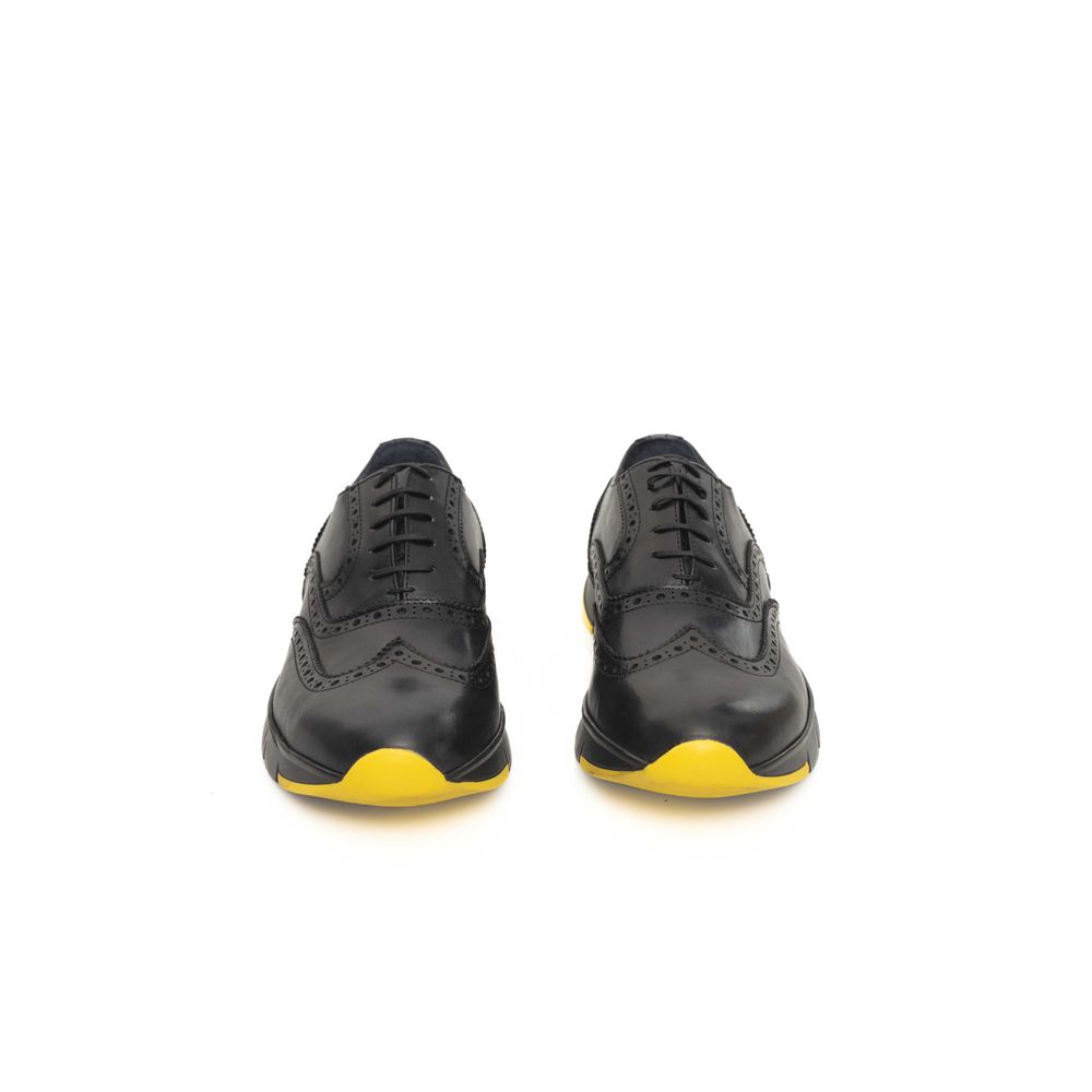 Cerruti 1881 Gray Cowhide Men's Oxford Shoe