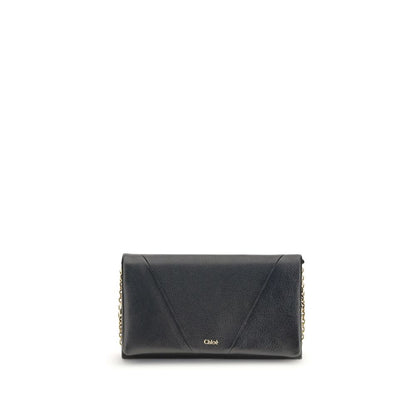Chloé Black Calf Leather Bos Taurus Wallet