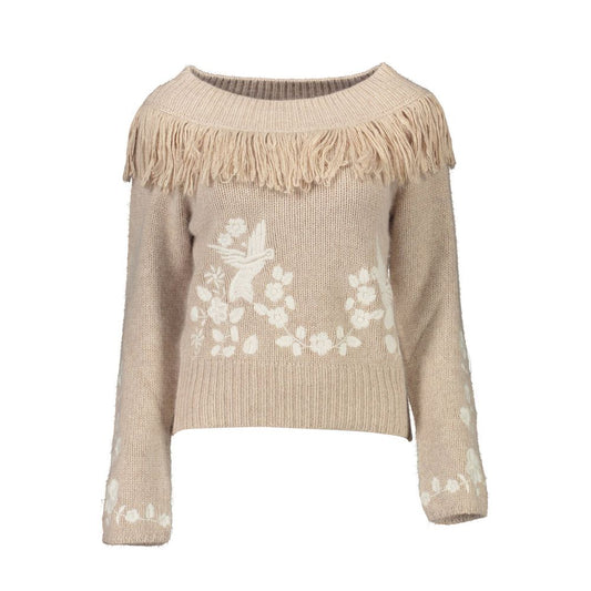 Blugirl Beige Viscose Women's Sweater