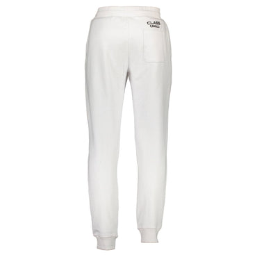 Cavalli Class White Cotton Pant