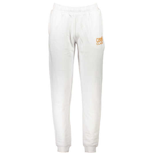 Cavalli Class White Cotton Pant