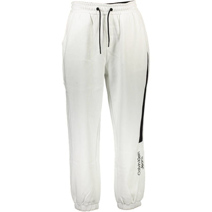 Calvin Klein White Cotton Pant