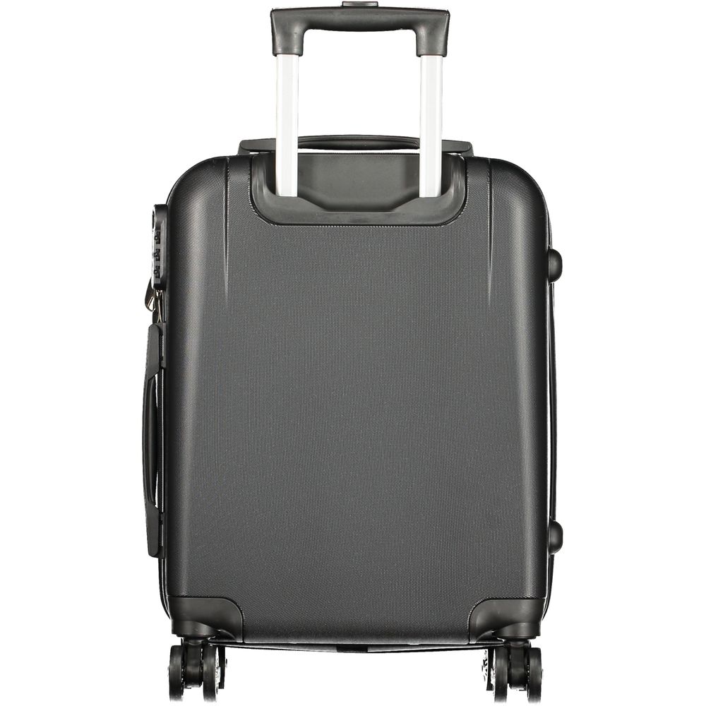 Laura Biagiotti Black Polyurethane Women's Travel Bag